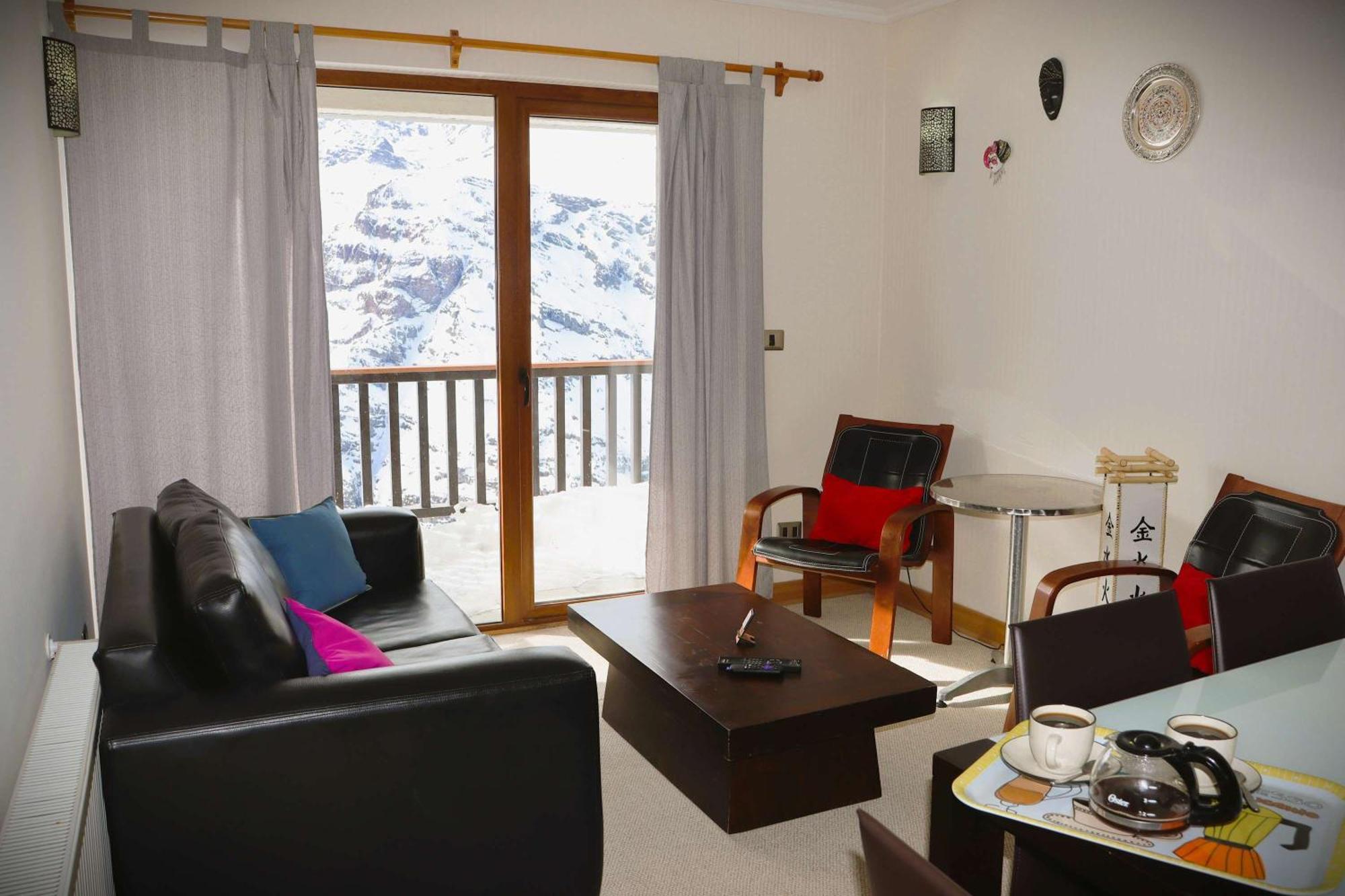 En Valle Nevado, Cómodo Depto En Edificio Valle De Condores, In Y Out Servicio Hom Vc2602 Apartamento *